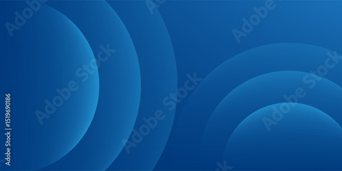 Abstract blue color background. Dynamic shapes composition. Vector illustration