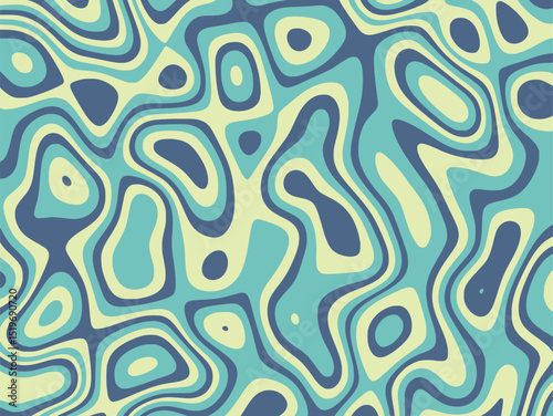 Abstract Swirling Liquid Marble Texture Seamless Pattern Design for Backgrounds and Prints