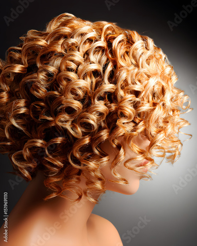 Short Curly Perm Hairstyle