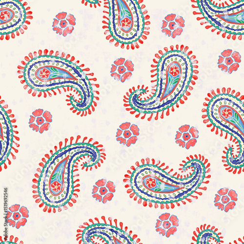 seamless paisley pattern