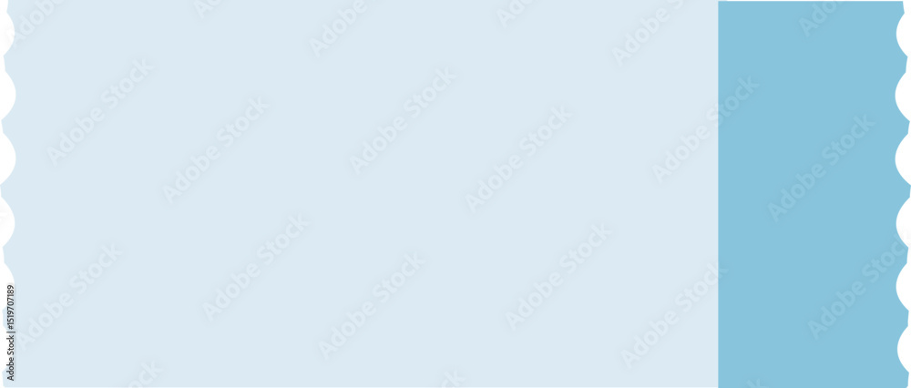 Fototapeta premium Paper Coupon Illustration – Discount or Promotion Ticket Design