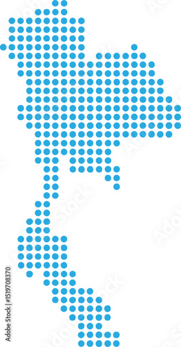 Thailand, Map, Asia, Dotmap, Simple Map, map, world, earth, vector, illustration, dot, pixel, continent, global, asia, mosaic, dots, symbol, globe, travel, planet, country