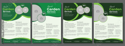 lawn care flyer design template. landscaping and gardening lawn care service flyer, poster, leaflet design lawn care garden or landscaping services Tree and gardening service poster leaflet design.