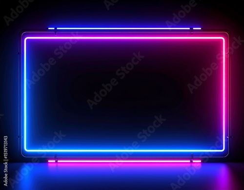 Neon sign glowing in darkness, retro advertising, vintage aesthetics, nostalgic lighting