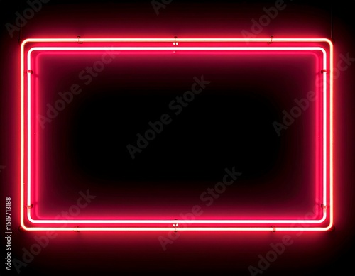Neon sign glowing in darkness, retro advertising, vintage aesthetics, nostalgic lighting