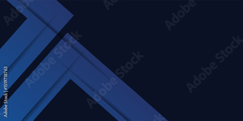 Dark blue modern business abstract background. Vector illustration design for presentation, banner, cover, web, flyer, card, poster, wallpaper, texture, slide, magazine, and powerpoint