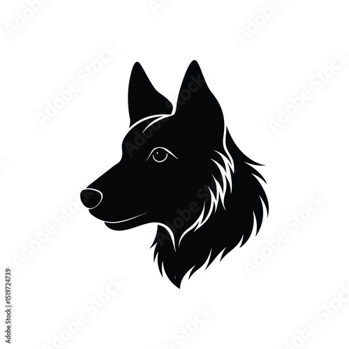vector illustration of a dog