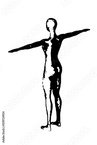 black vector image silhouette modern yoga exercises, beauty, body line art. For use as a brochure template or for use in web design.