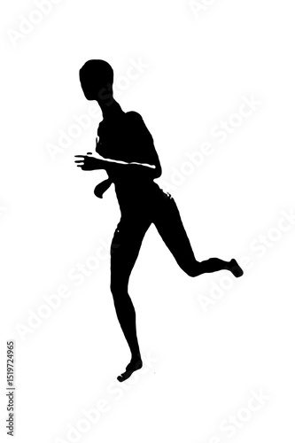 black vector image silhouette modern yoga exercises, beauty, body line art. For use as a brochure template or for use in web design.