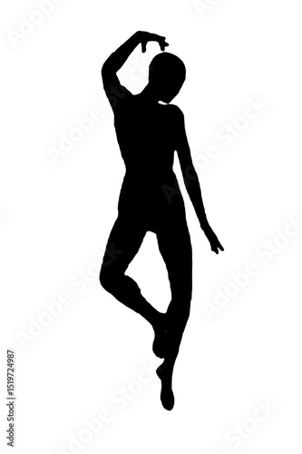 black vector image silhouette modern yoga exercises, beauty, body line art. For use as a brochure template or for use in web design.