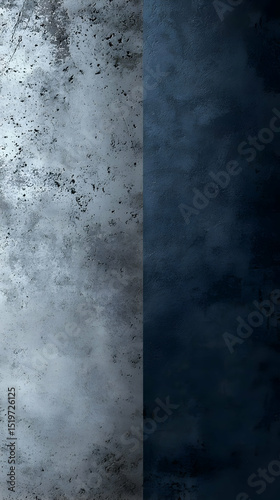 Split Gray And Blue Texture Background