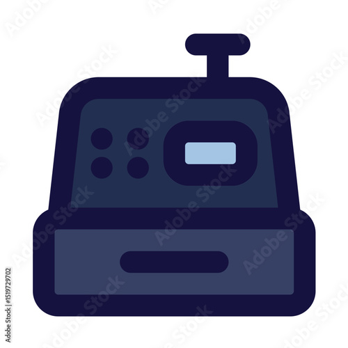 cashier machine icon for illustration