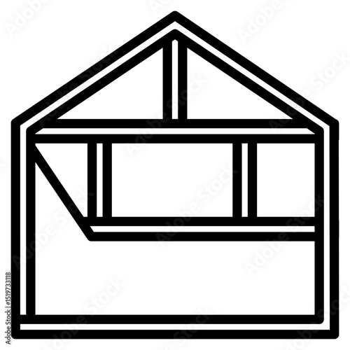 Structure line icon