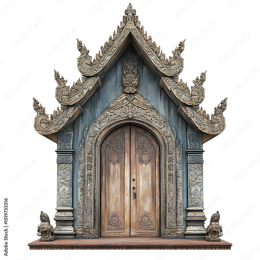 Fototapeta premium thai style door