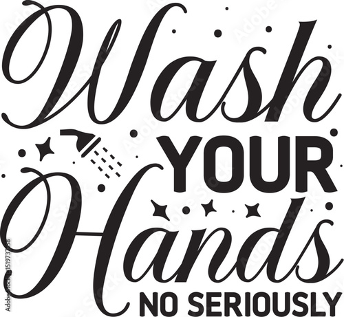 Wash your hands hygiene vector design File