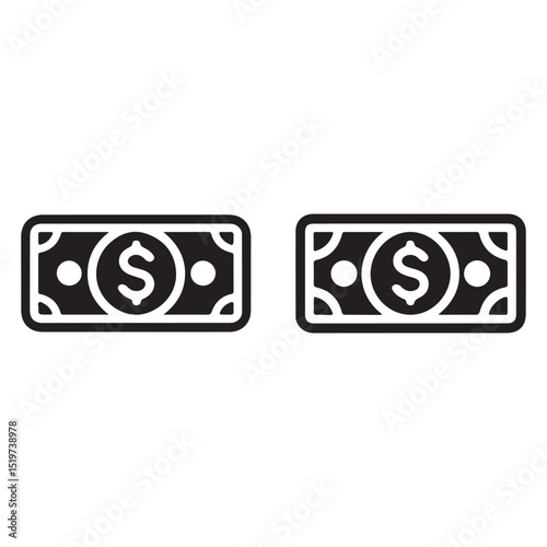 Elegant icon set for mobile app user experience design