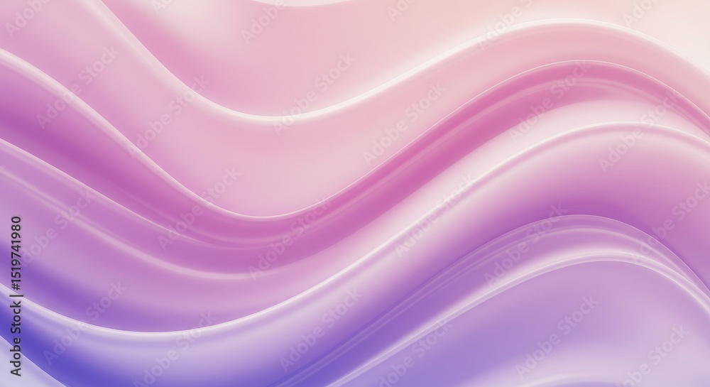 Abstract Waves Flowing with Pink and Purple Gradient Colors Abstract Waves Flowing with Pink and Purple Gradient Colors