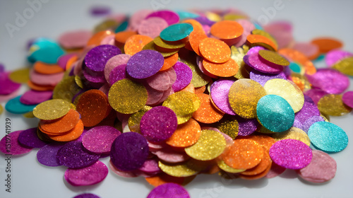 Colorful Glitter Confetti Sprinkles for Celebrations and Events