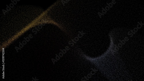 Futuristic black particle wave illustration background, grainy noise modern artistic wallpaper design