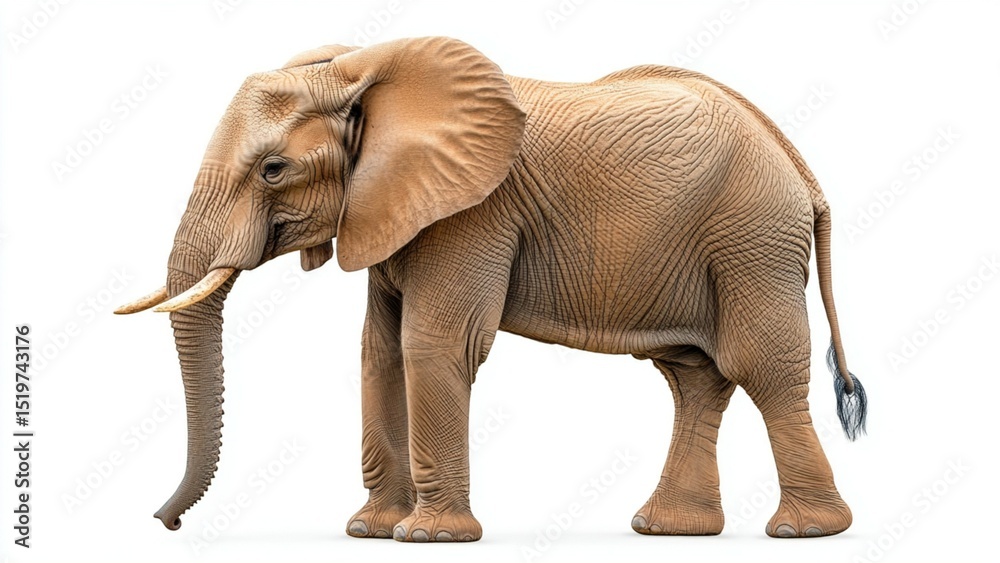 Obraz premium elephant isolated on white
