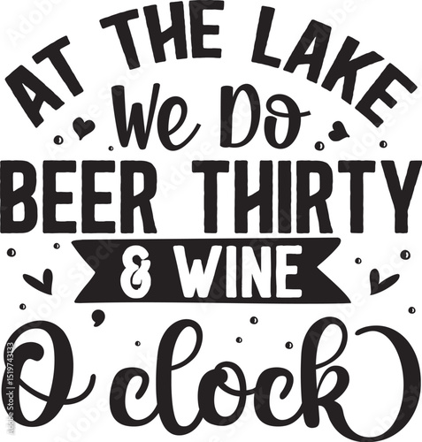 At the lake beer wine thirty design File
