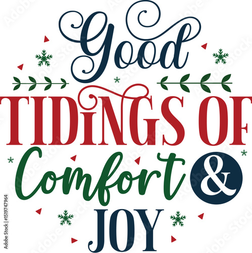Good tidings of comfort and joy design File