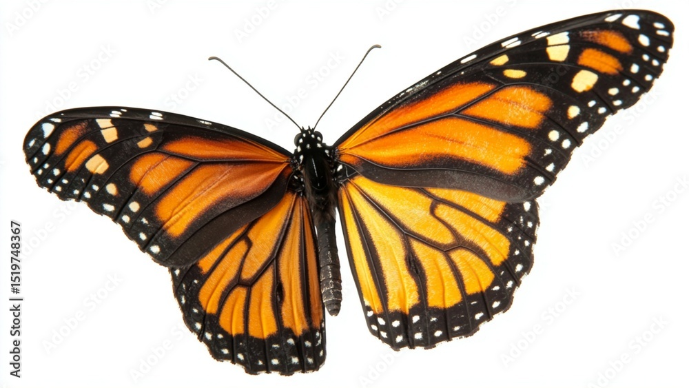 Fototapeta premium butterfly isolated on white background