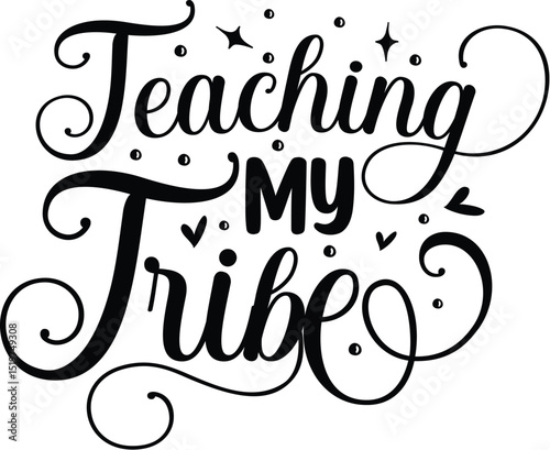 Teaching my tribe black lettering design File