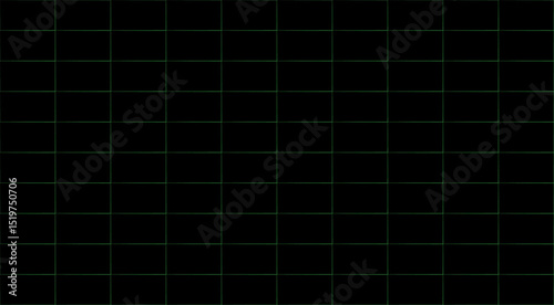 Dark and Green Grid Abstract Background Square Pattern Element Vector for Presentation Design. Suit for Tech, Gaming, Engineering, Data, Seminar, and Talks  