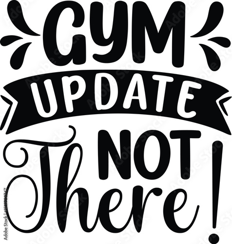 Gym update not there vector design File