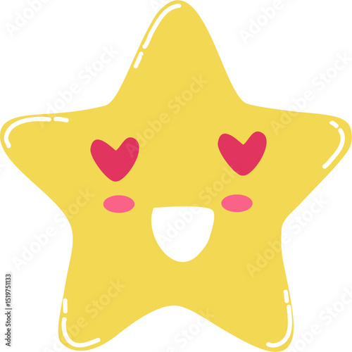 Cute doodle star 6