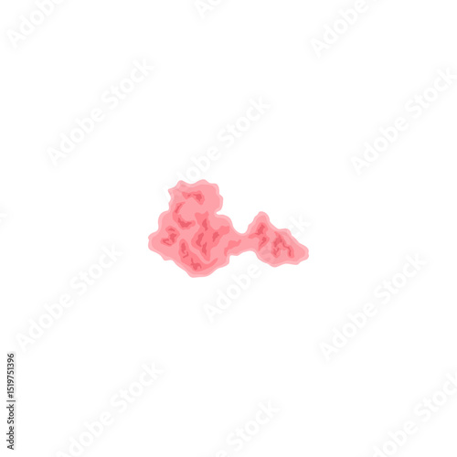 Herpes Zoster virus Illustration