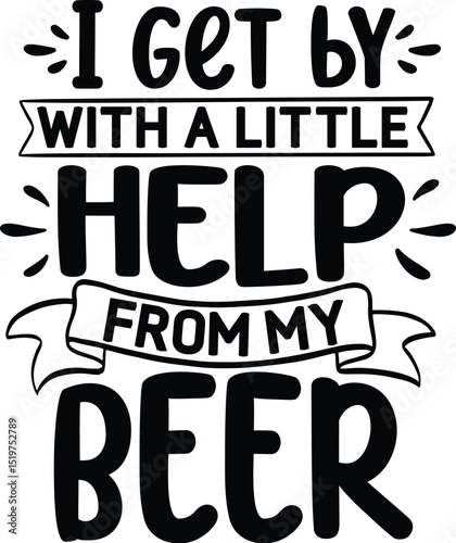 I get by with beer design File