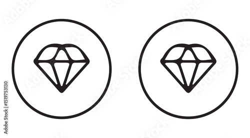 Diamonds icon. diamond icon vector illustration eps 10