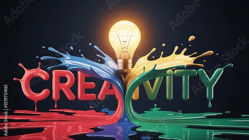 Illuminating Creativity: A Vivid Expression of Ideas