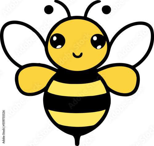 Modern professional bee logo vector design, bee silhouette cut out vector sticker with Simple Geometric Design of bee emblem design Mascot Creative Design