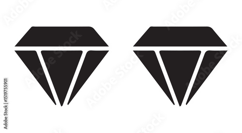 Diamonds icon. diamond icon vector illustration eps 10