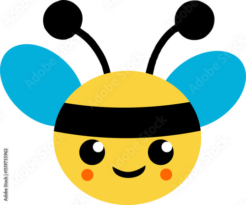 Modern professional bee logo vector design, bee silhouette cut out vector sticker with Simple Geometric Design of bee emblem design Mascot Creative Design