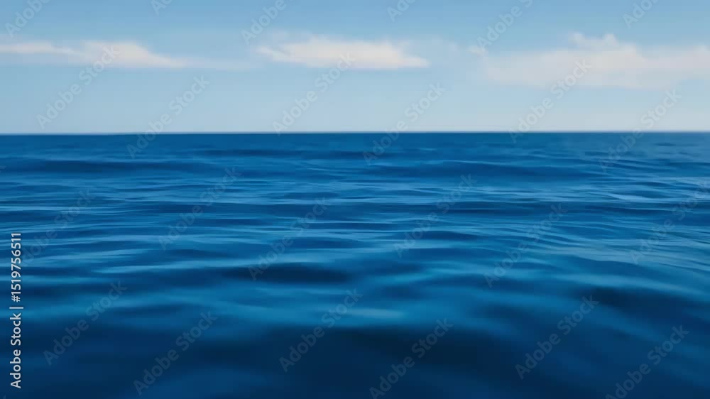 custom made wallpaper toronto digitalScenic ocean view with soft waves and a wide open blue sky