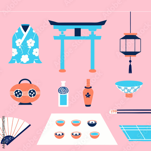 set of baby accessories