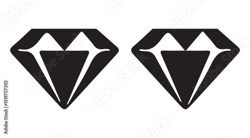 Diamonds icon. diamond icon vector illustration eps 10