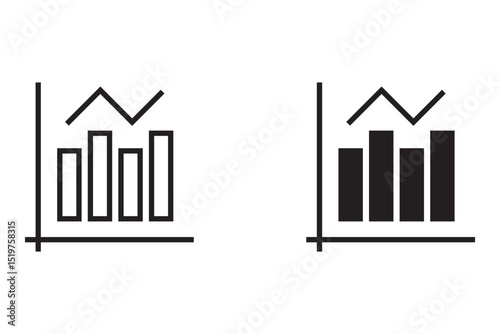 Benchmark size icon set. Dashboard rating, service business progress. Benchmark icon.