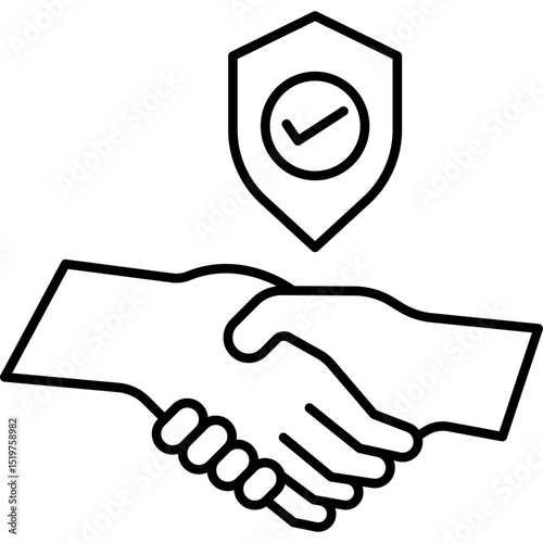 Trust Reliability Honesty Line Icon