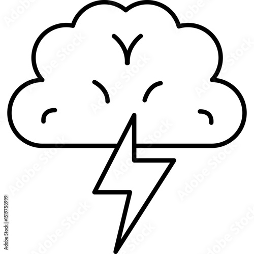 Brainstorming Idea Generation Line Icon