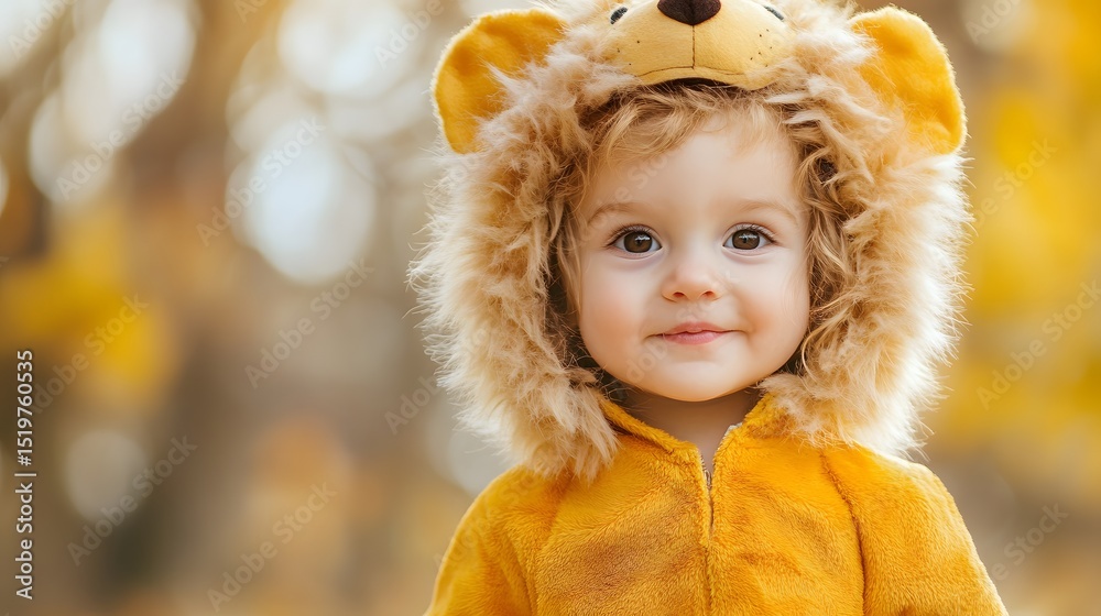 Adorable Toddler Dressed Up As Lion for Playful Costume Photo Shoot Adorable Toddler Dressed Up As Lion for Playful Costume Photo Shoot