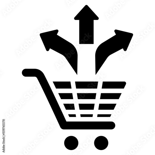 Purchase Decision Glyph Icon
