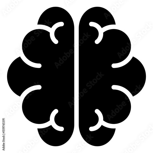 Brain Glyph Icon