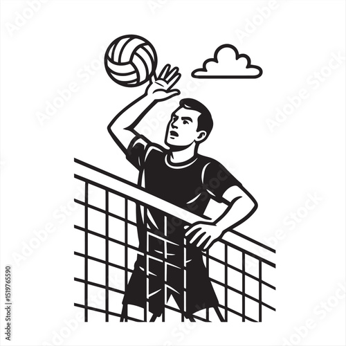 volleyball player,