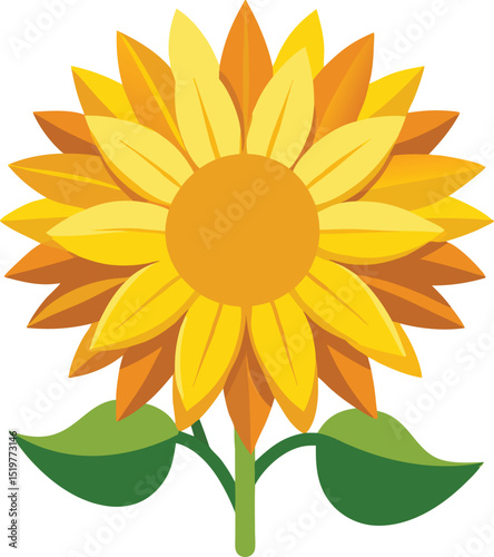 "Single Sunflower Isolated on White Background"
"Golden Sunflower in Full Bloom Under Clear Blue Sky"

