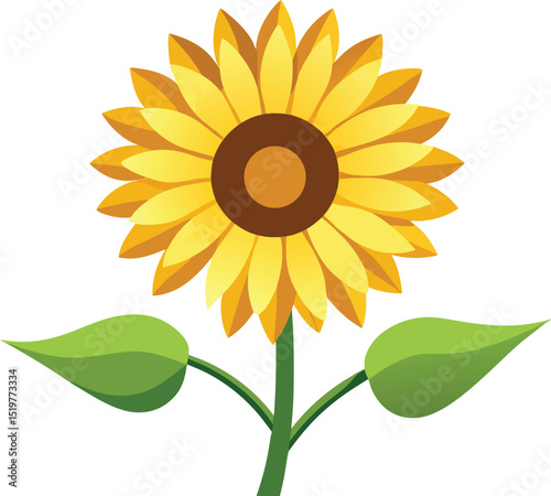 "Single Sunflower Isolated on White Background"
"Golden Sunflower in Full Bloom Under Clear Blue Sky"

